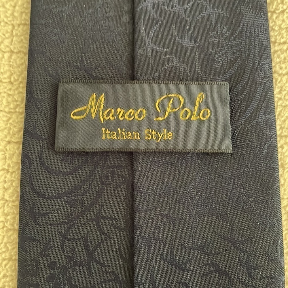 Baseball Polyester Tie - Picture 2 of 3